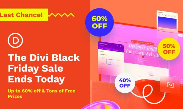 🚨 Don’t Miss Out: Final Day for Divi Black Friday Discounts!