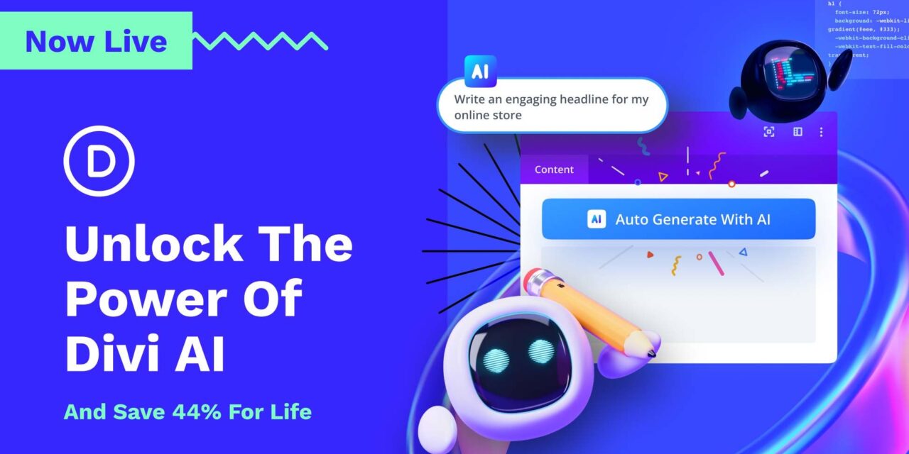 Activate Divi AI’s Potential and Enjoy a Lifetime Discount of 44%