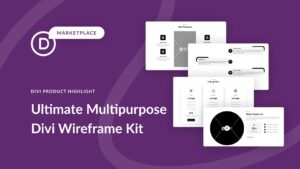 Divi Product Highlight Ultimate Multipurpose Divi Wireframe Kit Featured Image